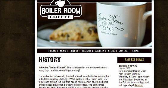 Boiler Room Coffee Kickstart Media Beautiful Blogs And